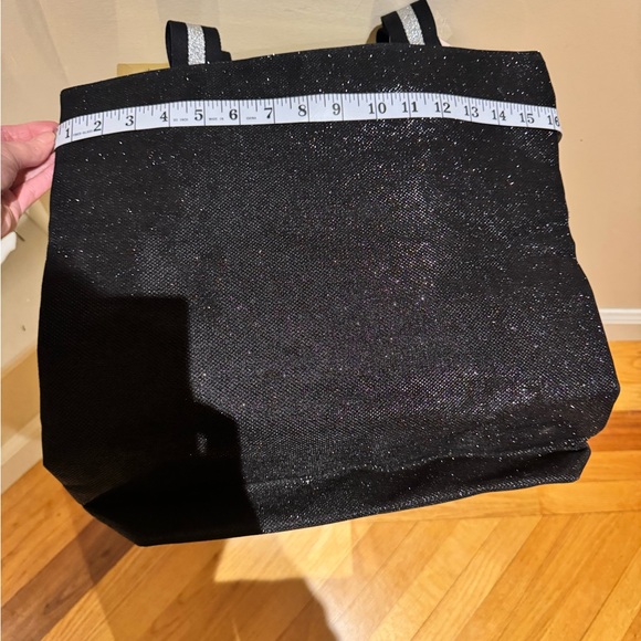 Victoria's Secret Black and Silver Heart Tote - Picture 6 of 6